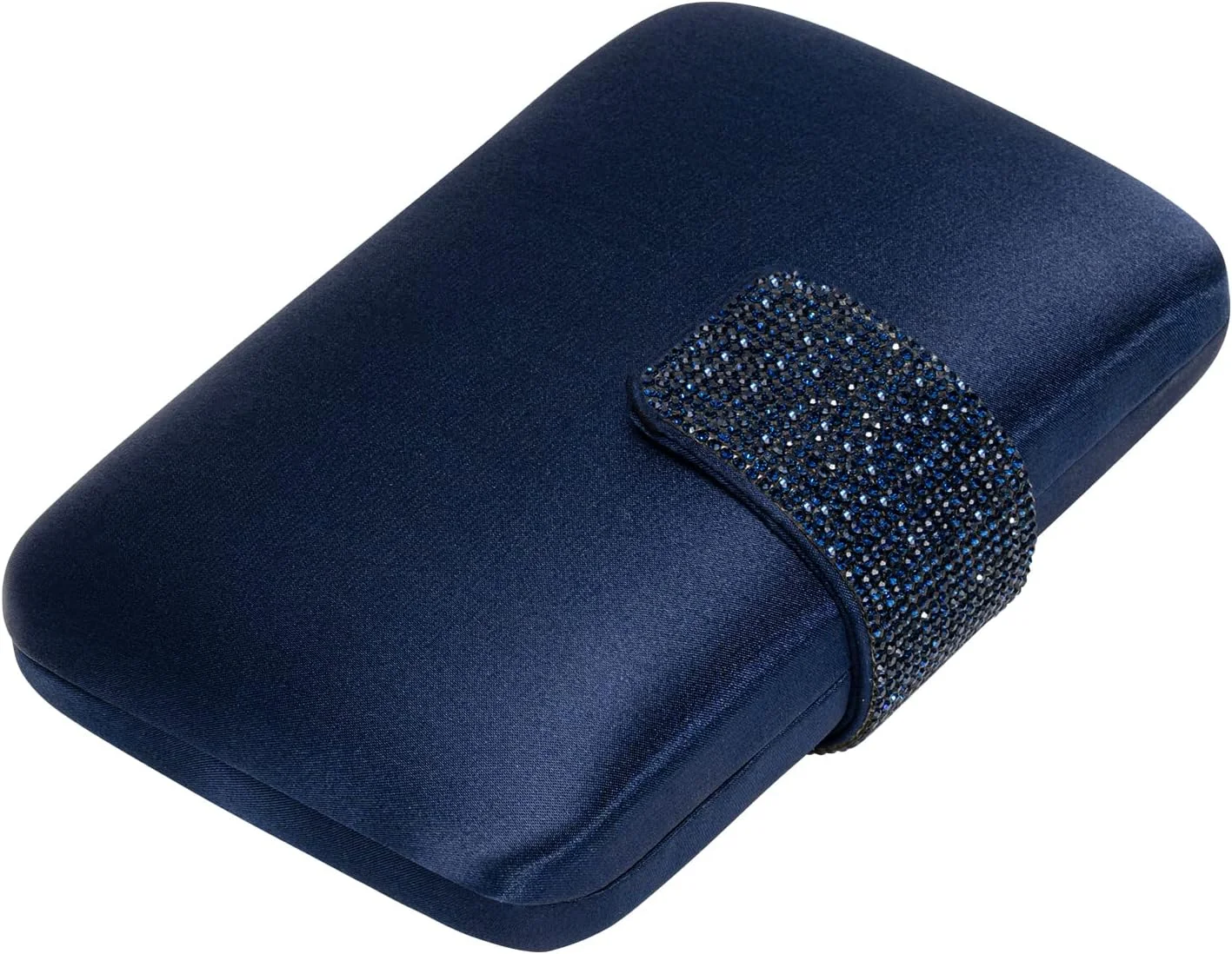 کیف دستی مجلسی زنانه ساتن نگین دار، مناسب مهمانی، عروسی و جشن