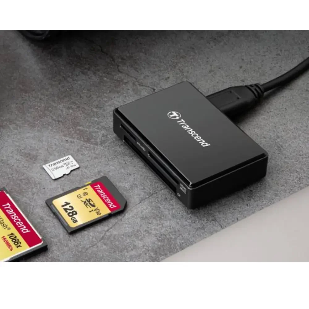 کارت‌خوان و رم‌ریدر Transcend مدل RDC8 با رابط USB 3.1 نسل 1