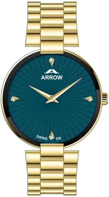 ساعت مردانه لوکس ARROW مدل AR-5928 - طراحی کلاسیک و ظریف، موتور کوارتز سوئیسی، استیل ضد زنگ، مقاوم در برابر آب تا 30 متر - BA-AR-215G
