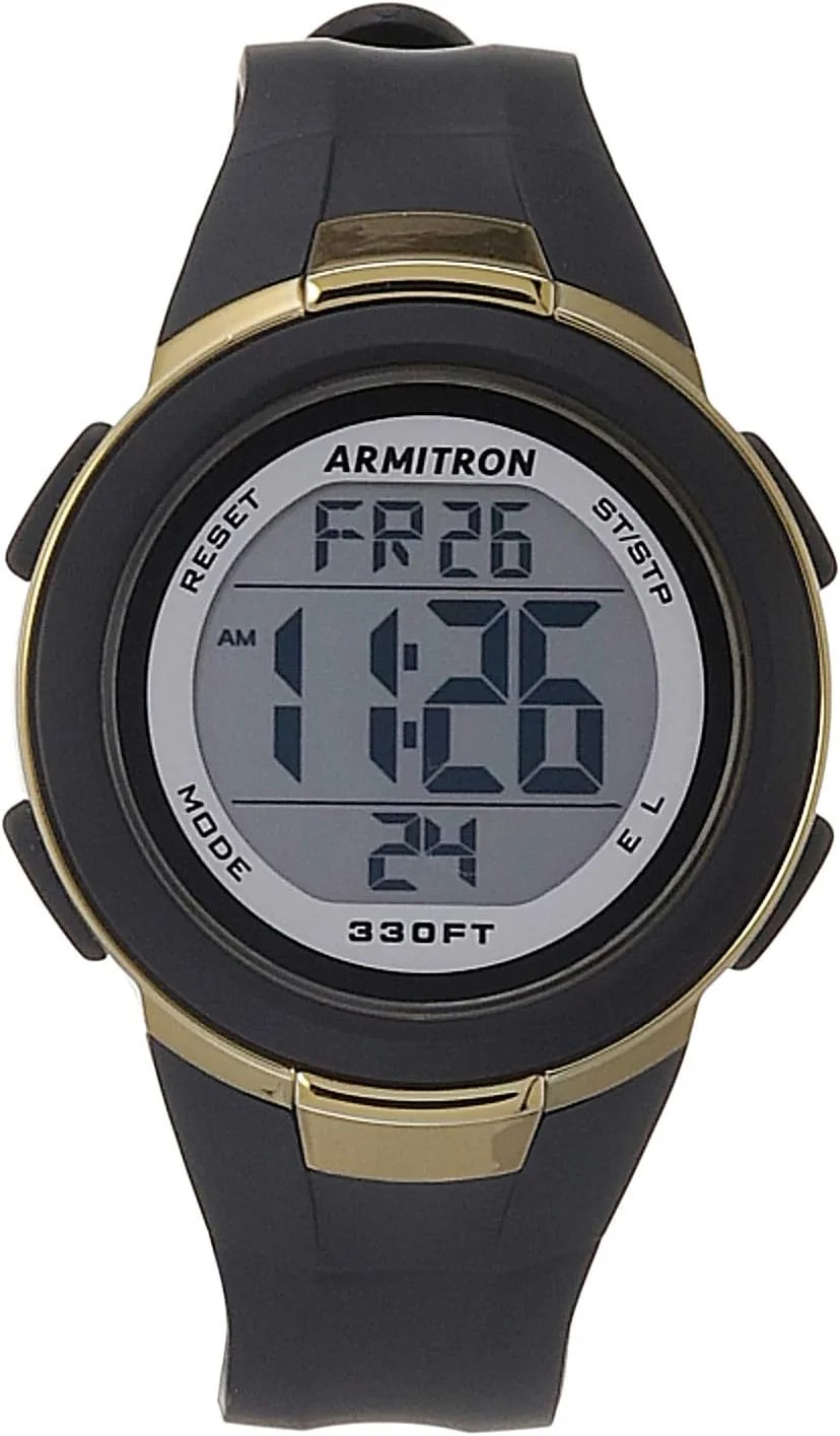 ساعت مچی دیجیتال اسپرت یونی‌سکس آرمایترون با بند رزینی، مدل 45/7126