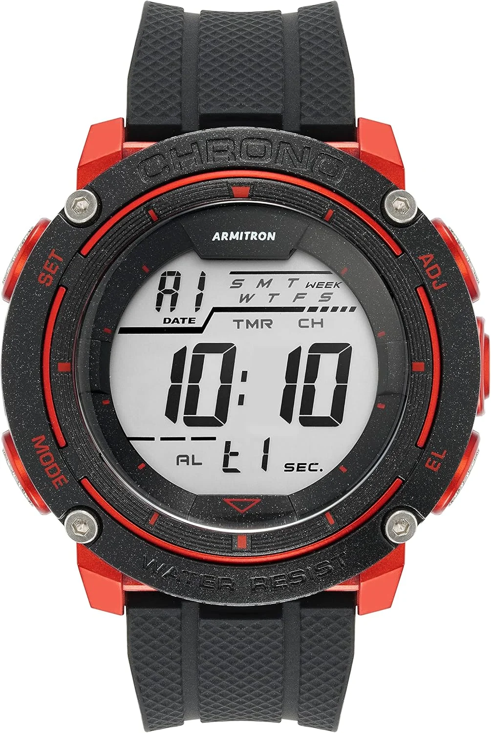 ساعت مچی دیجیتال مردانه آرمایترون اسپرت با بند سیلیکونی، مدل 40/8482
