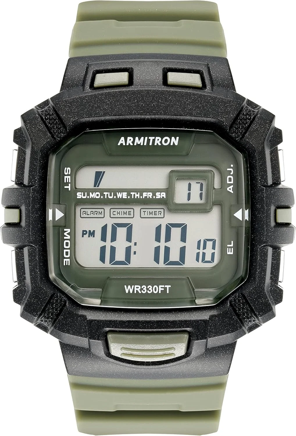 ساعت مچی دیجیتال مردانه آرمایترون اسپرت با بند رزینی، مدل 40/8244