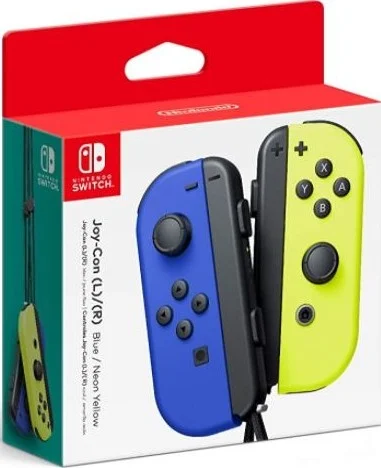 دسته بازی نینتندو سوییچ Joy-Con چپ و راست - نئون آبی و نئون زرد | HACAJAPAA