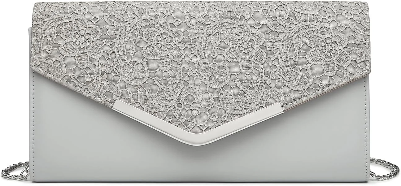 کیف دستی زنانه Miss Lulu مدل Lh1756 Gy، کیف مسنجر، سایز متوسط