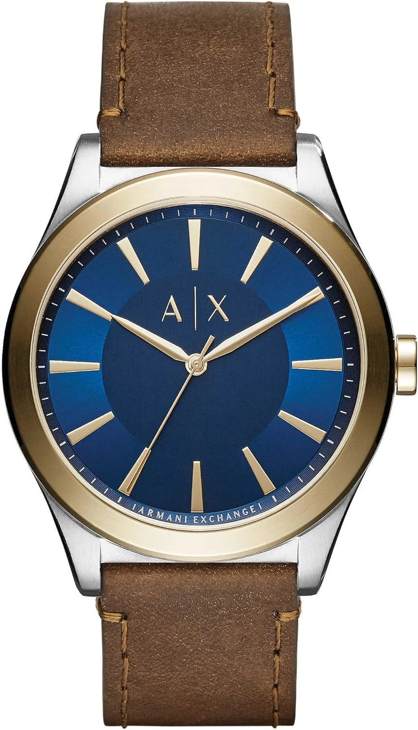 ساعت مچی عقربه‌ای مردانه آرمانی اکسچنج مدل AX2334 با بند چرمی