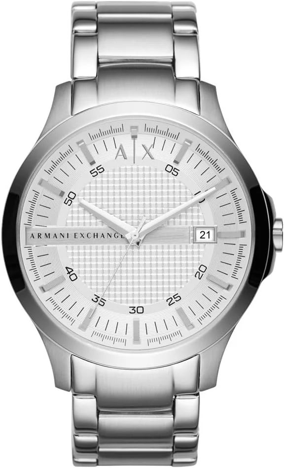 ساعت نقره ای مردانه آرمانی اکسچنج مدل AX2177