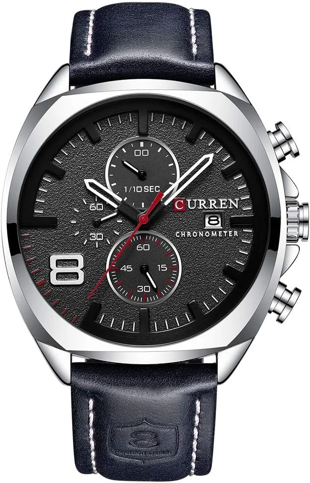 بسته 2 عددی ساعت مچی مردانه کورن مدل 8324، کوارتز، اسپرت، برند، فشن، غیر رسمی، چند منظوره و ضد آب