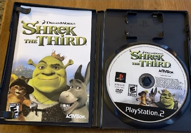 بازی ویدیویی شرک سوم آکتیویژن برای پلی استیشن 2، مناسب برای همه افراد بالای 10 سال، ژانر اکشن، 1-2 بازیکن | شرک سوم