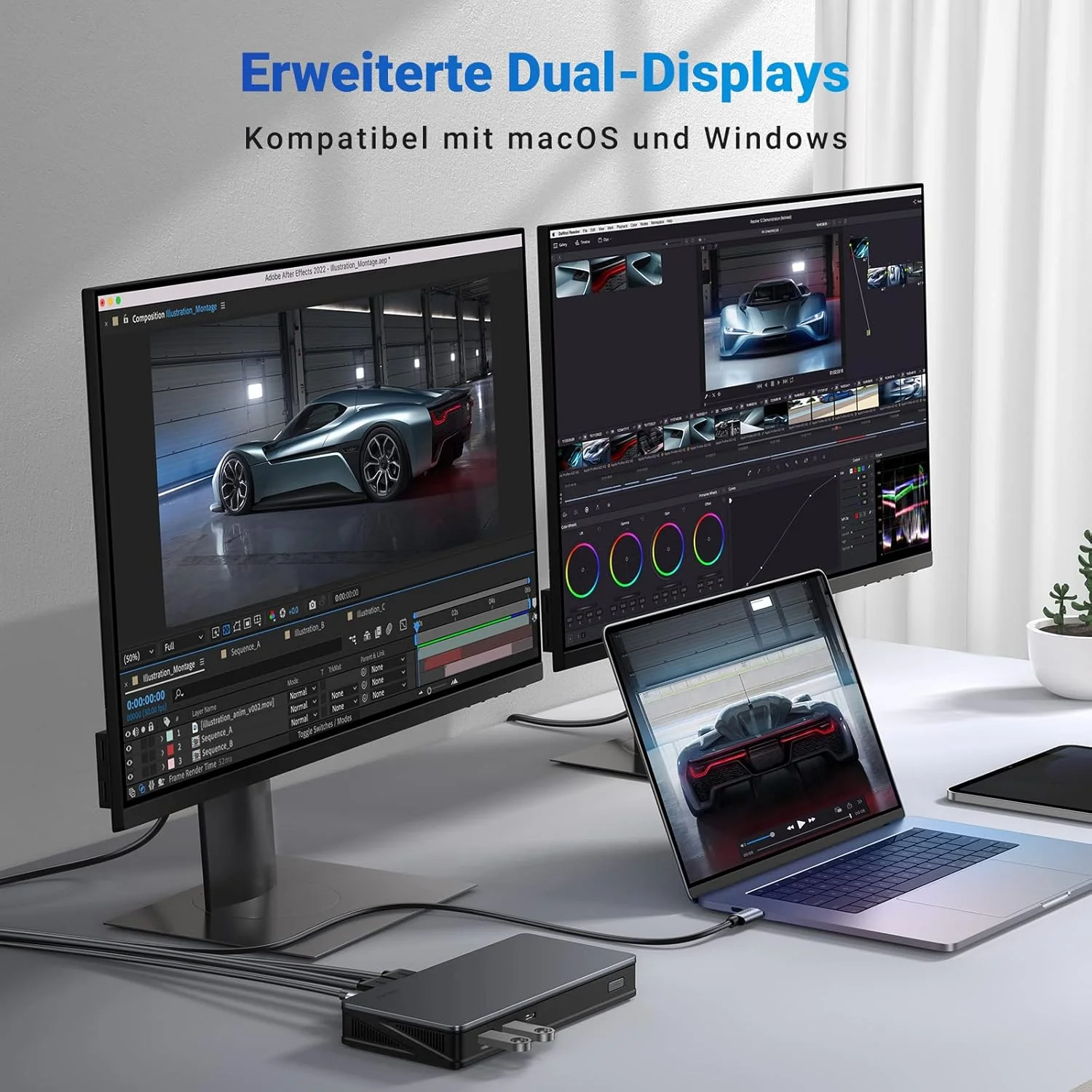 داک استیشن دو نمایشگر UGREEN Revodok Pro 209 Displaylink (2HDMI+2DP 4K@60Hz) برای macOS M1 M2 MacBook و Windows (با درایور یکپارچه)، سازگار با M4 Pro Mac mini داک استیشن دو نمایشگر UGREEN Revodok Pro 209 Displaylink (2HDMI+2DP 4K@60Hz) برای macOS M1 M2 MacBook و Windows (با درایور یکپارچه)، سازگار با M4 Pro Mac mini