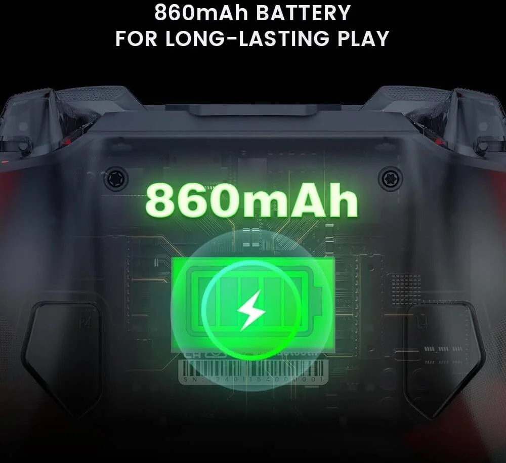 کنترلر بیسیم چند پلتفرمی GameSir Cyclone 2، جویاستیکهای الکترومغناطیسی TMR و تریگرهای سوییچ اثر هال، کنترلر بازی ژیروسکوپ 6 محوره برای کامپیوتر، سفید | CYCLONE 2 کنترلر بیسیم چند پلتفرمی GameSir Cyclone 2، جویاستیکهای الکترومغناطیسی TMR و تریگرهای سوییچ اثر هال، کنترلر بازی ژیروسکوپ 6 محوره برای کامپیوتر، سفید | CYCLONE 2