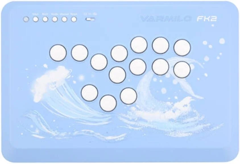 کیبورد بازی Varmilo FK2 با اولین سوئیچ‌های نقره‌ای القایی CHERRY MX، تریگرهای سریع، کنترلر بدون اهرم، قابل اعتماد و بادوام، Sea Melody | FK2
