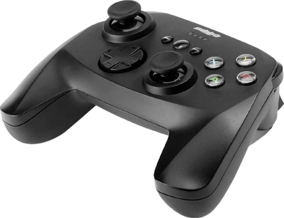 دسته بازی بی‌سیم حرفه‌ای Snakebyte برای کامپیوتر، سازگار با Direct Input و X Input، قطعات دقیق برای کنترل برتر، جوی‌استیک‌ها و تریگرهای آنالوگ، مشکی | SB909733