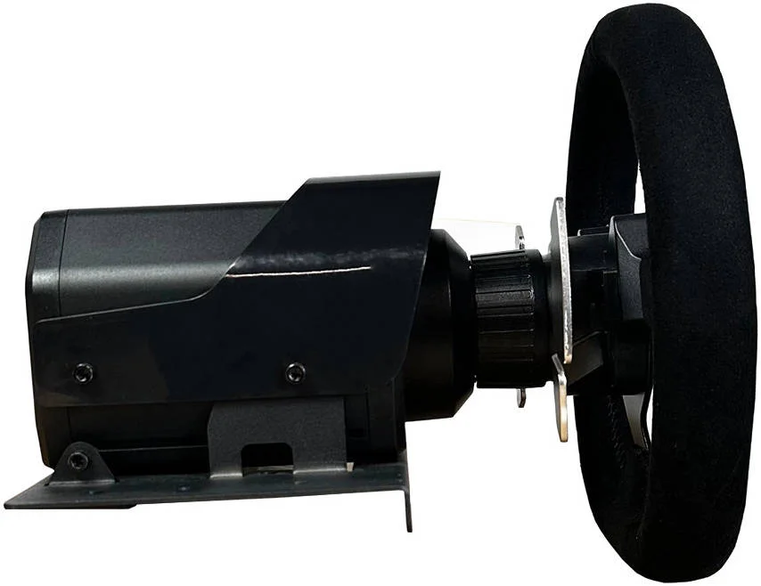 شبیه ساز GTR مدل RS30 Ultra Wheel و پدال V3 Pro 2، فیدبک نیروی 5 نیوتن متری، فرمان آلومینیومی و شیفتر پدالی، زاویه شیب قابل تنظیم فرمان، چرخش دو طرفه چرخ، مشکی | RS30V3M-BLK