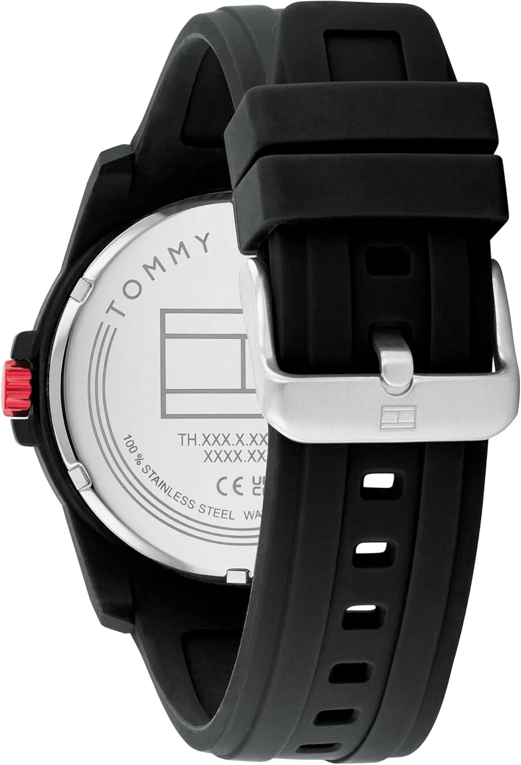 ساعت مچی مردانه تامی هیلفیگر با صفحه مشکی و بند سیلیکونی مشکی - 1710596 ساعت مچی مردانه تامی هیلفیگر با صفحه مشکی و بند سیلیکونی مشکی - 1710596