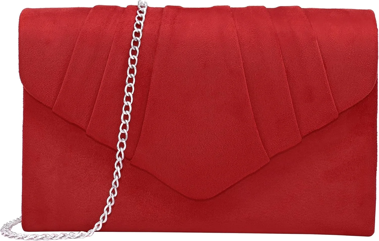 کیف دستی کلاچ زنانه Milisente، کیف مجلسی پلیسه جیر، کیف کلاچ مجلسی عروس