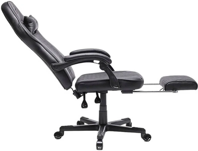 صندلی گیمینگ نسخه ویژه Arozzi Mugello، دارای زیرپایی جمع شونده، ارتفاع قابل تنظیم صندلی، حداکثر ظرفیت وزن 113 کیلوگرم، نایلون، چرم مصنوعی PU و چرم PU، مشکی | Mugello-SE-PBK