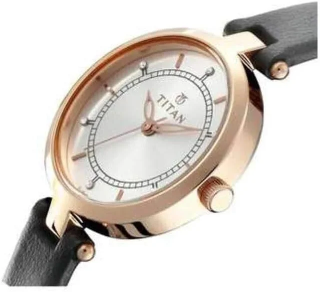 ست ساعت مچی عقربه ای گرد تیتان لگان مناسب زوج ها