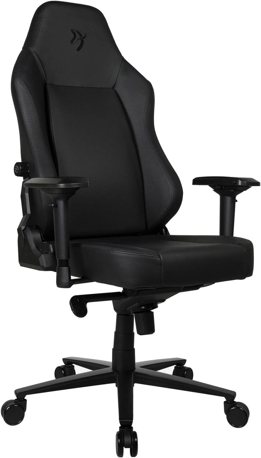 صندلی گیمینگ چرمی ممتاز Arozzi Primo، دارای بالش گردنی مخملی، چرم 100% ایتالیایی، پایه آلومینیومی، فوم قالبی، ظرفیت وزنی تا 145 کیلوگرم، مشکی | PRIMO-PREM-BK