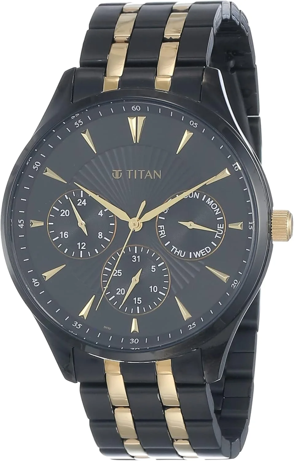 ساعت مچی مردانه آنالوگ تایتان Regalia Opulent با صفحه مشکی - 90127KM01/NR90127KM01