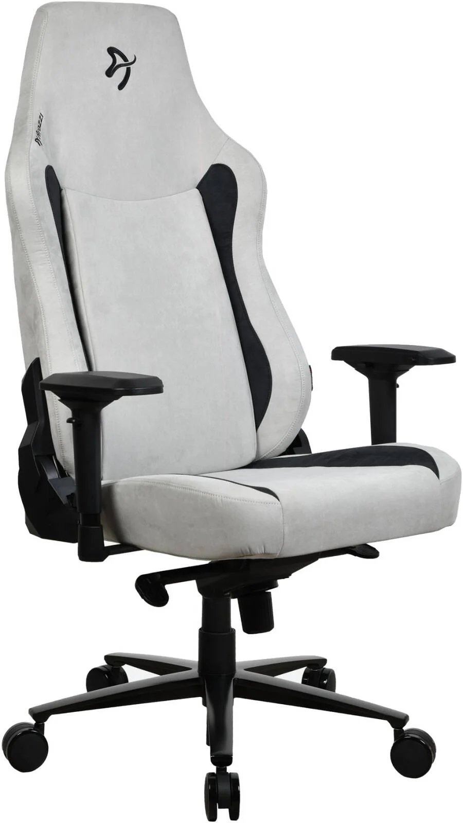 صندلی گیمینگ آروزی Vernazza، جنس فوق العاده نرم، دسته های 4D، عملکرد چرخش و قفل شیب، ارتفاع و پشتی قابل تنظیم، ظرفیت وزن 170 کیلوگرم، سایز XL، خاکستری روشن | VERNAZZA-XL-SPSF-LG