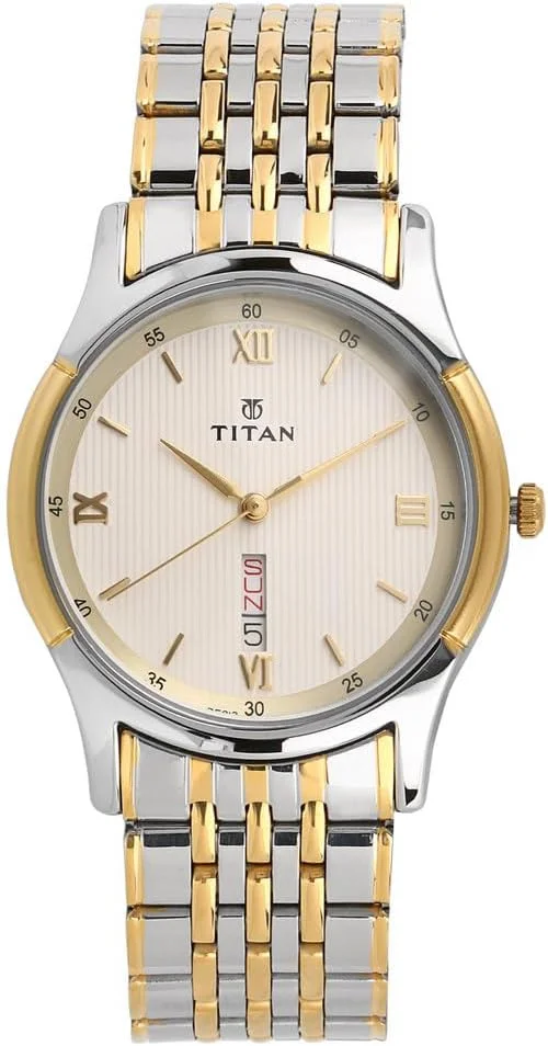 ساعت مچی آنالوگ گرد تایتان کاریشما مردانه