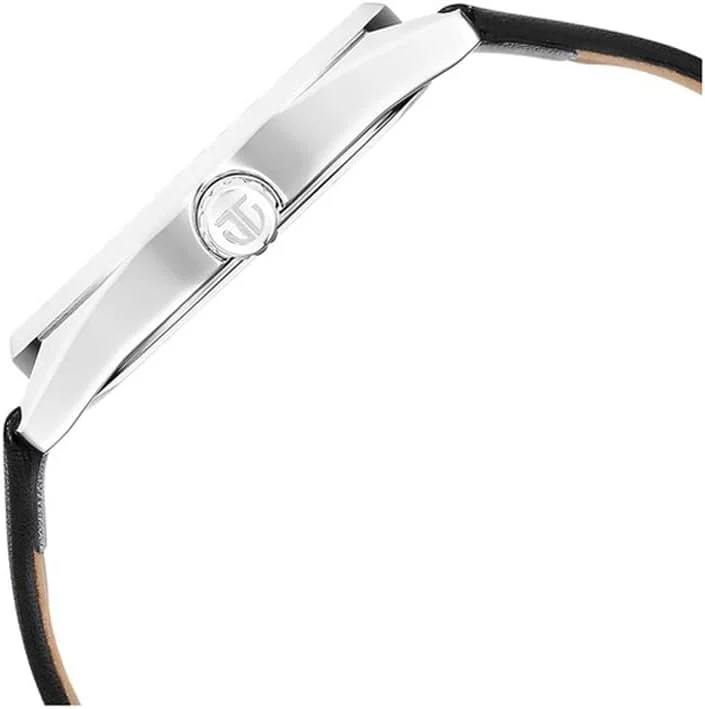 ساعت مچی مردانه تایتان مدل چرمی آنالوگ با صفحه آبی - 1729Sl07، رنگ بند - مشکی