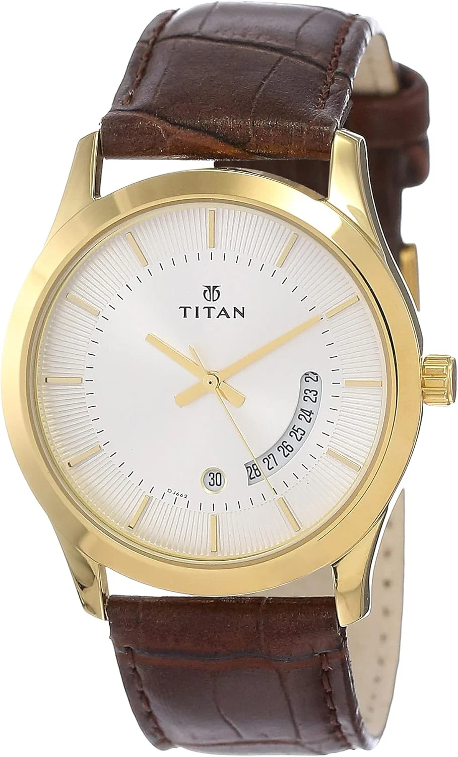 ساعت مچی آنالوگ تایتان کارিশما با صفحه گرد مردانه