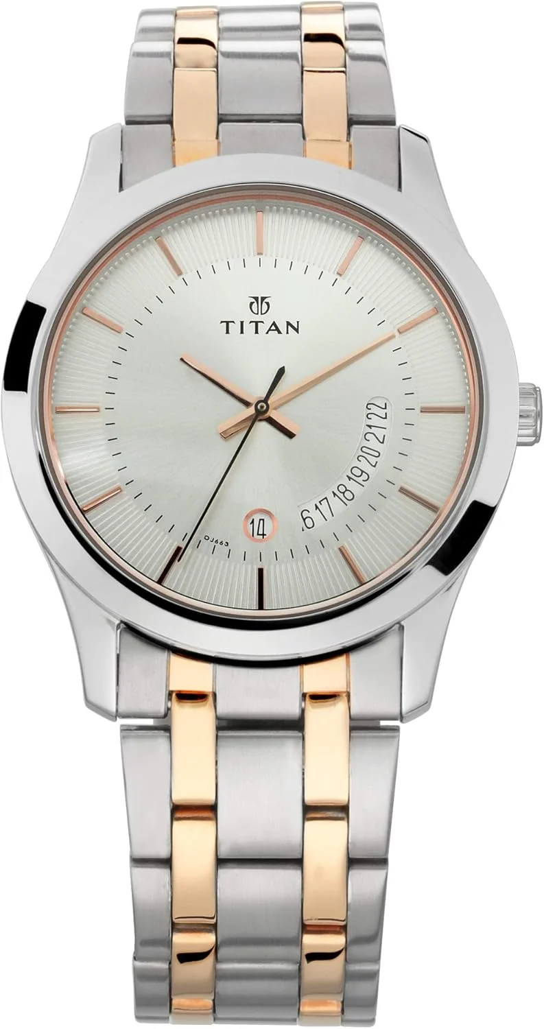 ساعت مچی مردانه تایتان کارشما آنالوگ صفحه نقره ای - NN1823KM01/NP1823KM01