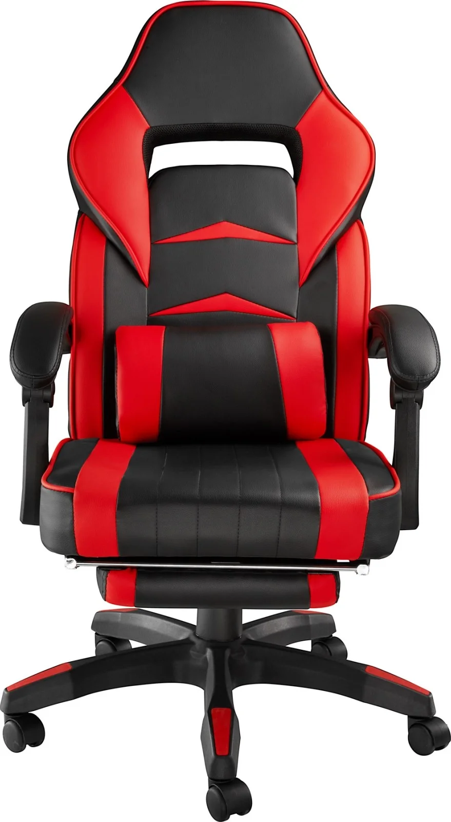 صندلی گیمینگ Blitzed با زیرپایی - قرمز | OC1523RED صندلی گیمینگ Blitzed با زیرپایی - قرمز | OC1523RED