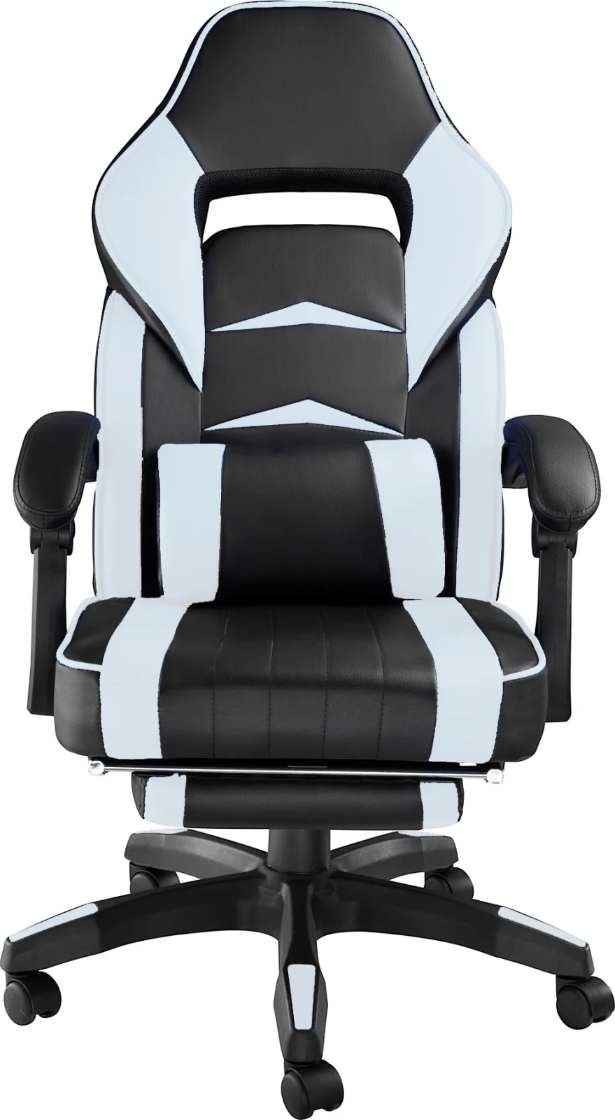 صندلی گیمینگ Blitzed با زیرپایی - سفید | OC1523WHITE