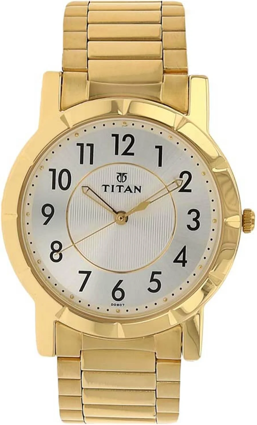 ساعت مچی مردانه تایتان کاریسما مدل 1647YM01، زرد، بند دستبندی