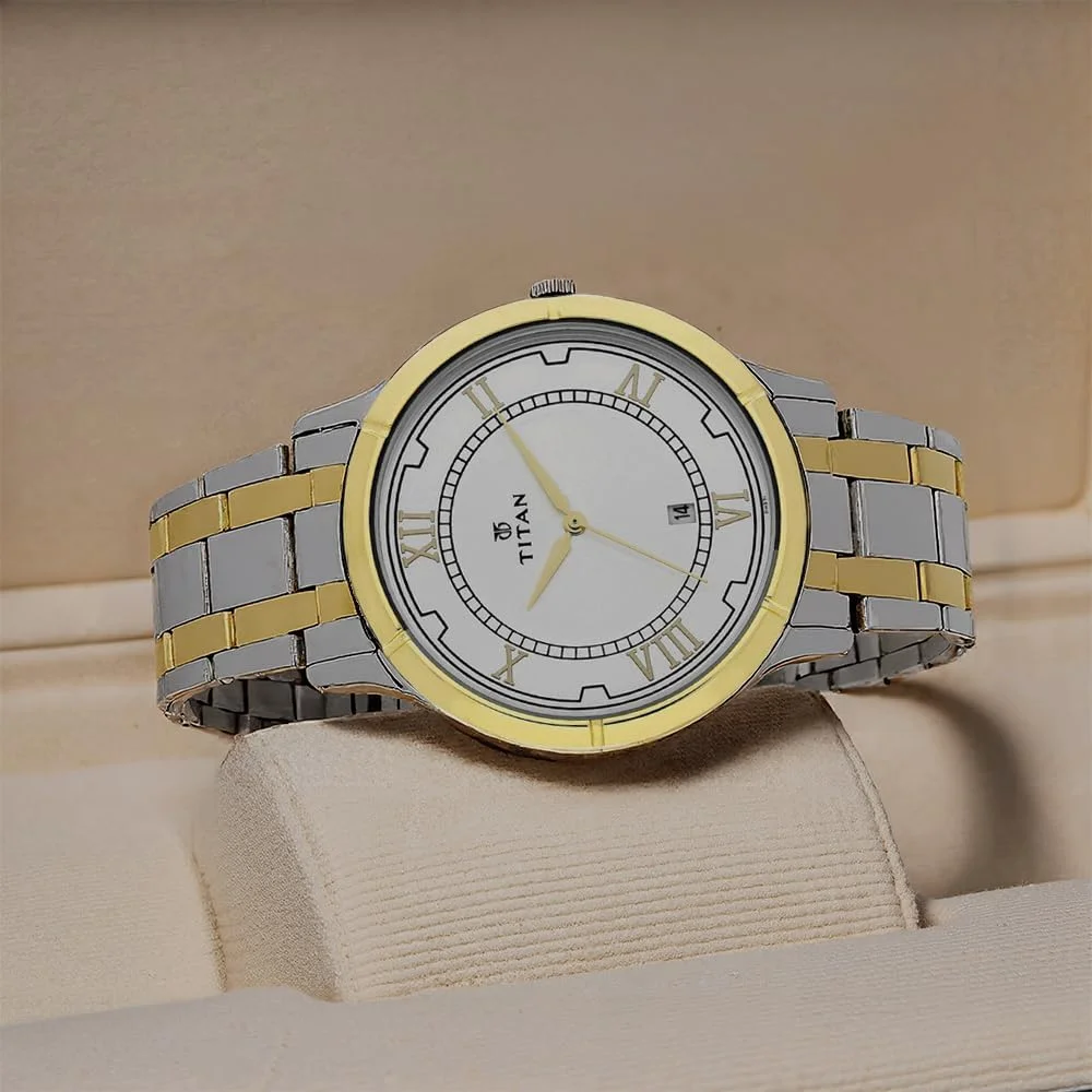 ساعت مچی آنالوگ گرد کارشما مردانه تایتان