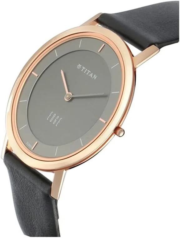 ساعت مچی آنالوگ تایتان اج با صفحه گرد مردانه