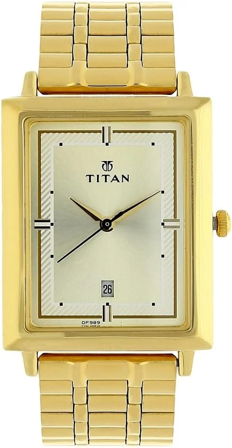 ساعت مچی مستطیلی آنالوگ تایتان کاریشما مردانه