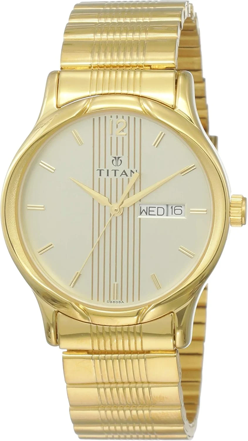 ساعت مچی آنالوگ گرد تایتان کاریشما مردانه