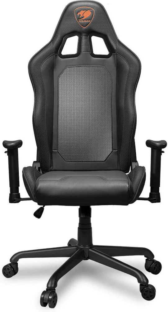 صندلی گیمینگ کوگار Armor Air، دسته های قابل تنظیم 2D، پشتی توری تنفسی، مقاومت شیب قابل تنظیم و قفل شیب، تکیه گاه تا 160 درجه قابل تنظیم، بالابر گازی کلاس 4، مشکی | CG-CHAIR-ARMOR-AIR-BLK