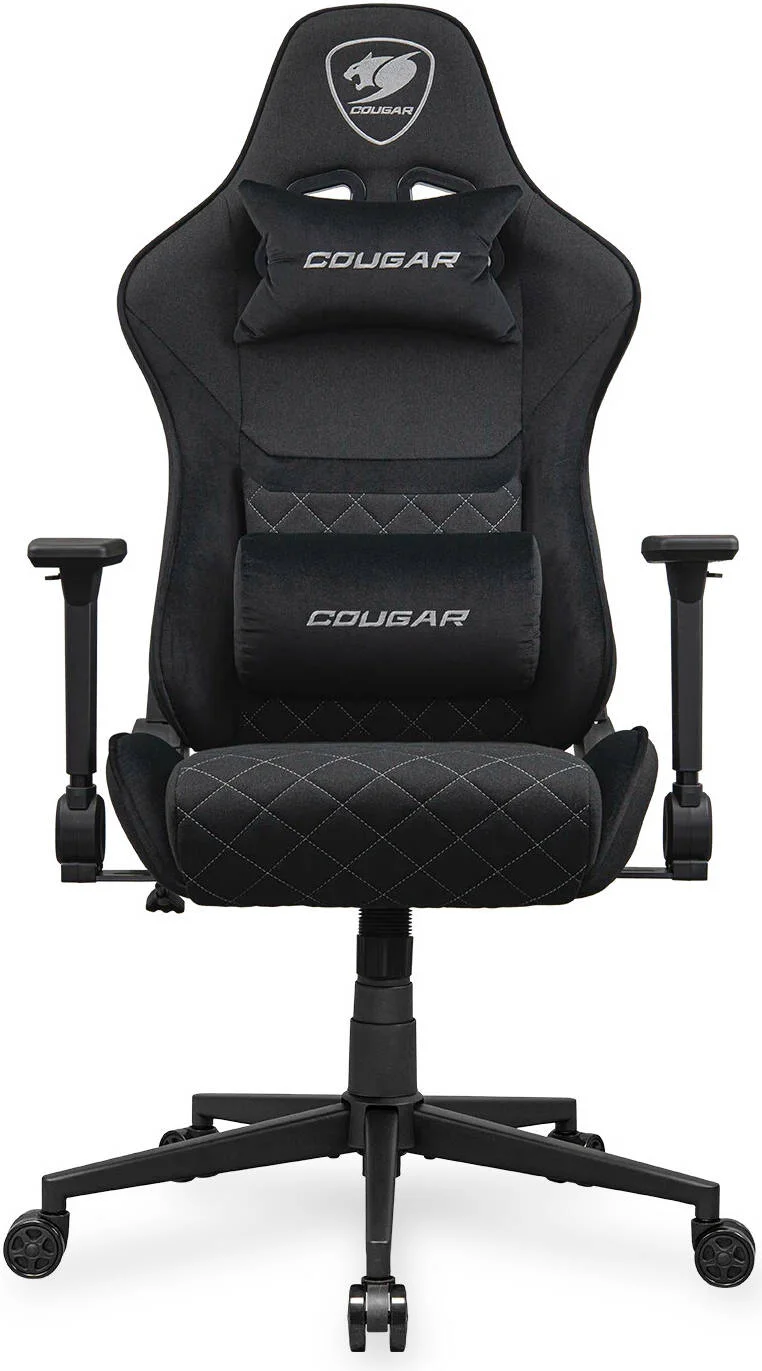 صندلی گیمینگ کوگار Armor One V2 F، سطح کتان مصنوعی، دسته های تاشو 4D، قابلیت خم شدن 155 درجه، تنظیم ارتفاع پیستونی، تحمل وزن تا 120 کیلوگرم، مشکی | 3MA2FBLB.0001