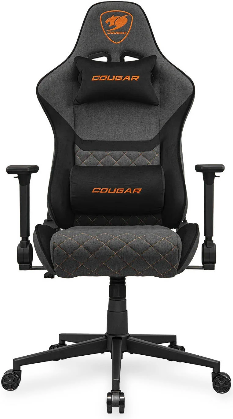 صندلی گیمینگ کوگار Armor One V2 F، سطح کتان مصنوعی، دسته های تاشو 4D، قابلیت خم شدن 155 درجه، تنظیم ارتفاع پیستونی، تحمل وزن تا 120 کیلوگرم، خاکستری | 3MA2FGRB.0001