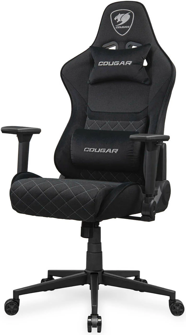 صندلی گیمینگ کوگار Armor One V2 F، سطح کتان مصنوعی، دسته های تاشو 4D، قابلیت خم شدن 155 درجه، تنظیم ارتفاع پیستونی، تحمل وزن تا 120 کیلوگرم، مشکی | 3MA2FBLB.0001