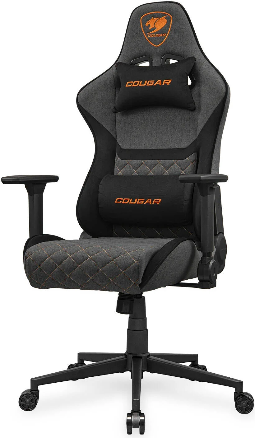 صندلی گیمینگ کوگار Armor One V2 F، سطح کتان مصنوعی، دسته های تاشو 4D، قابلیت خم شدن 155 درجه، تنظیم ارتفاع پیستونی، تحمل وزن تا 120 کیلوگرم، خاکستری | 3MA2FGRB.0001