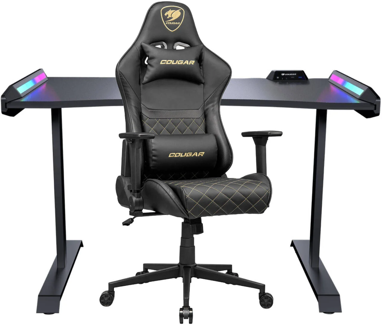 مجموعه آماده نبرد کوگار - صندلی گیمینگ کوگار Armor One V2 + میز گیمینگ کوگار Mars 120 | 3MA2FGLB.0001/3MAO2GLB.0001