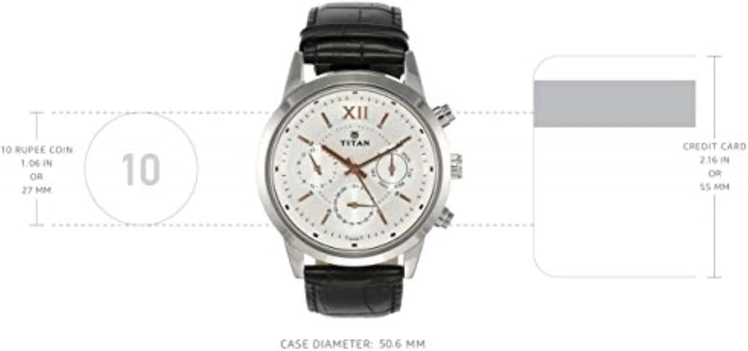 ساعت مچی گرد تیتان نئو مردانه