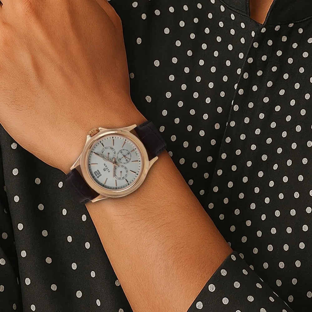 ساعت مچی آنالوگ گرد تیتان نئو مردانه