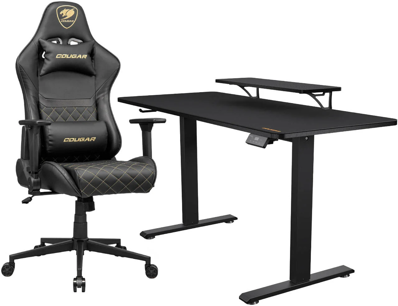 مجموعه تجهیزات گیمینگ و بهره وری کوگار - صندلی گیمینگ کوگار Armor One V2 + میز گیمینگ کوگار E-STAR 140 | 3MAO2GLB.0001/3MSTA3WB.0001