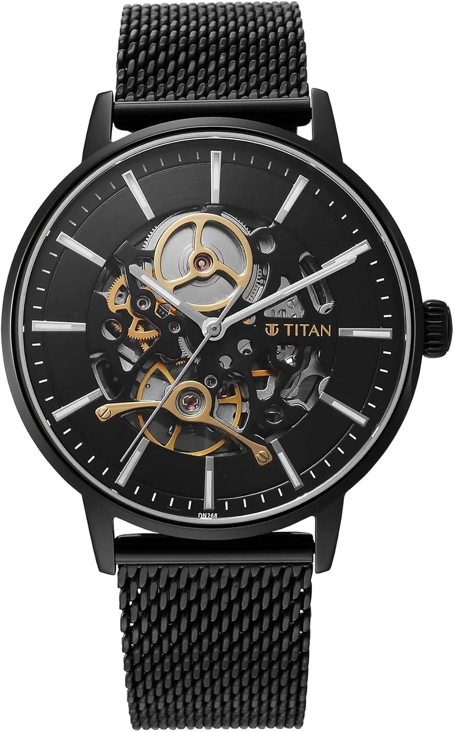 ساعت مچی مردانه تیتان مدل آنالوگ با صفحه مشکی - 90159NM01، مشکی
