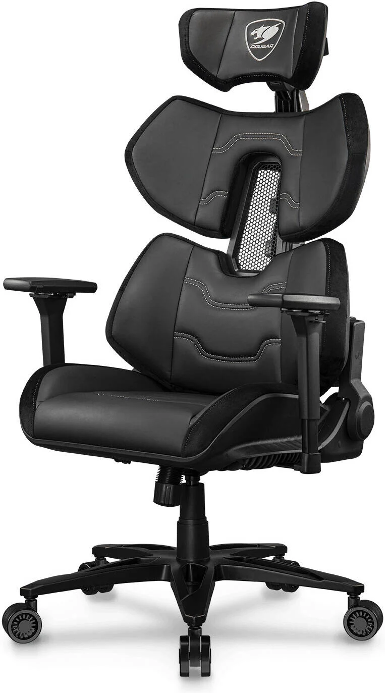 صندلی گیمینگ کوگار ترمیناتور الیت، روکش چرم مصنوعی Hyper-Dura، فوم قالب گیری شده با تراکم بالا، پشتی PAFRP، بالابر گازی کلاس 4، دسته های 4D، نقره ای / مشکی | 3MTRESLB.0001 صندلی گیمینگ کوگار ترمیناتور الیت، روکش چرم مصنوعی Hyper-Dura، فوم قالب گیری شده با تراکم بالا، پشتی PAFRP، بالابر گازی کلاس 4، دسته های 4D، نقره ای / مشکی | 3MTRESLB.0001