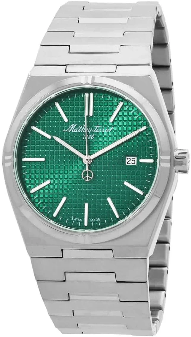 ساعت مچی مردانه متِی تیسو زولتان صفحه سبز الماسی مدل H117AV