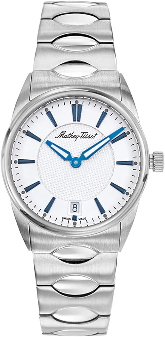 ساعت مچی زنانه متی تیسوت مدل کلاسیک D791AI، صفحه سفید