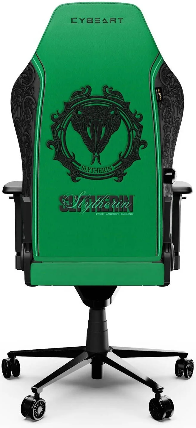 صندلی گیمینگ نسخه لایسنس شده سایبرآرت اسلایترین، چرم PU عالی، فوم سرد، پشتیبانی کمری داخلی قابل تنظیم، تکیه گاه دست 4D، مکانیزم شیب چندگانه، حداکثر وزن 150 کیلوگرم، سبز | SLYTHRN صندلی گیمینگ نسخه لایسنس شده سایبرآرت اسلایترین، چرم PU عالی، فوم سرد، پشتیبانی کمری داخلی قابل تنظیم، تکیه گاه دست 4D، مکانیزم شیب چندگانه، حداکثر وزن 150 کیلوگرم، سبز | SLYTHRN