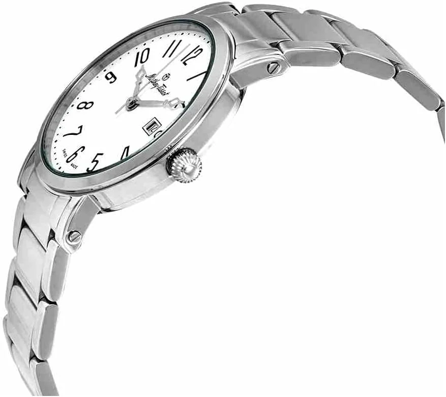 ساعت مچی مردانه متی تیسوت مدل City با صفحه سفید H611251MAG، سفید، مدرن